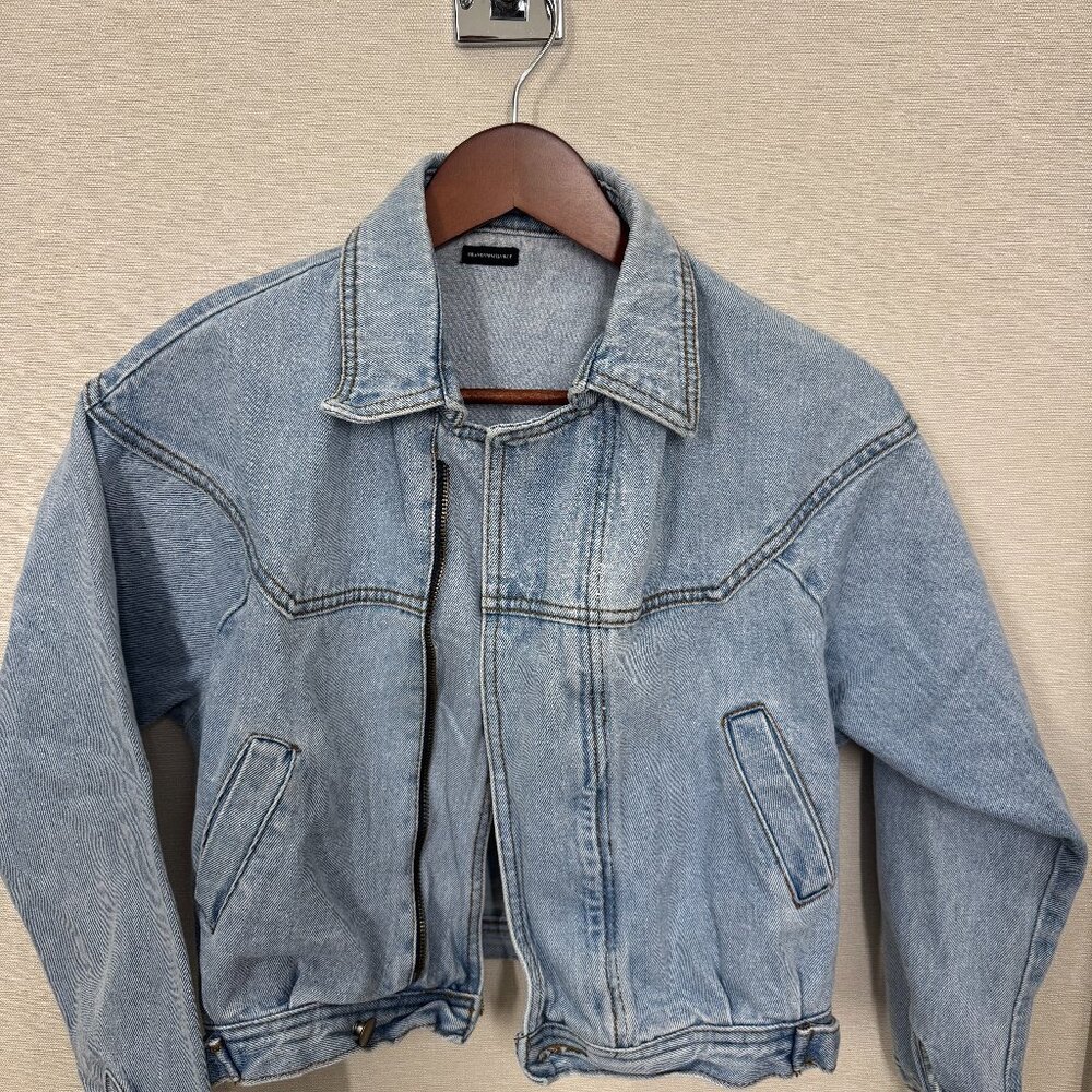 Brandy Melville Light Wash Denim Jean Jacket